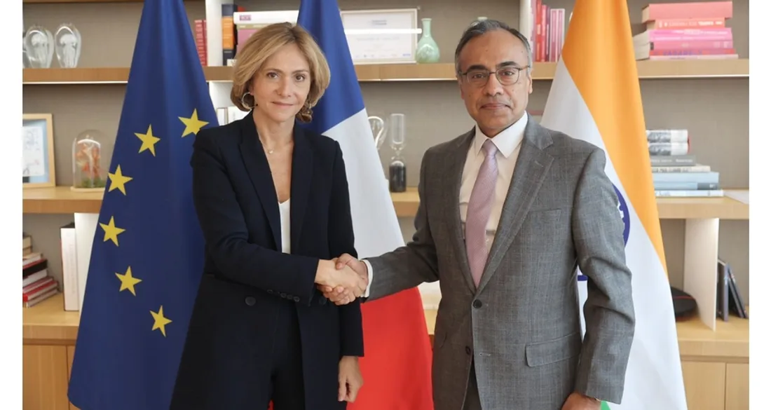 Valérie Pécresse et Sanjeev Singla
