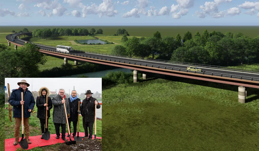 Futur viaduc de la Vallée de l'Eure