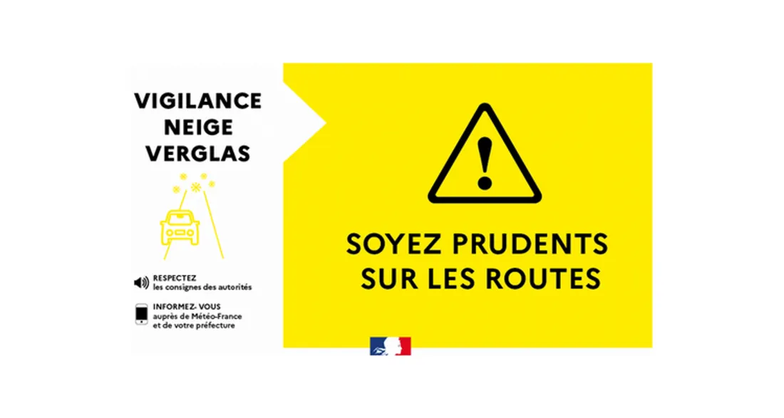 Vigilance jaune neige verglas