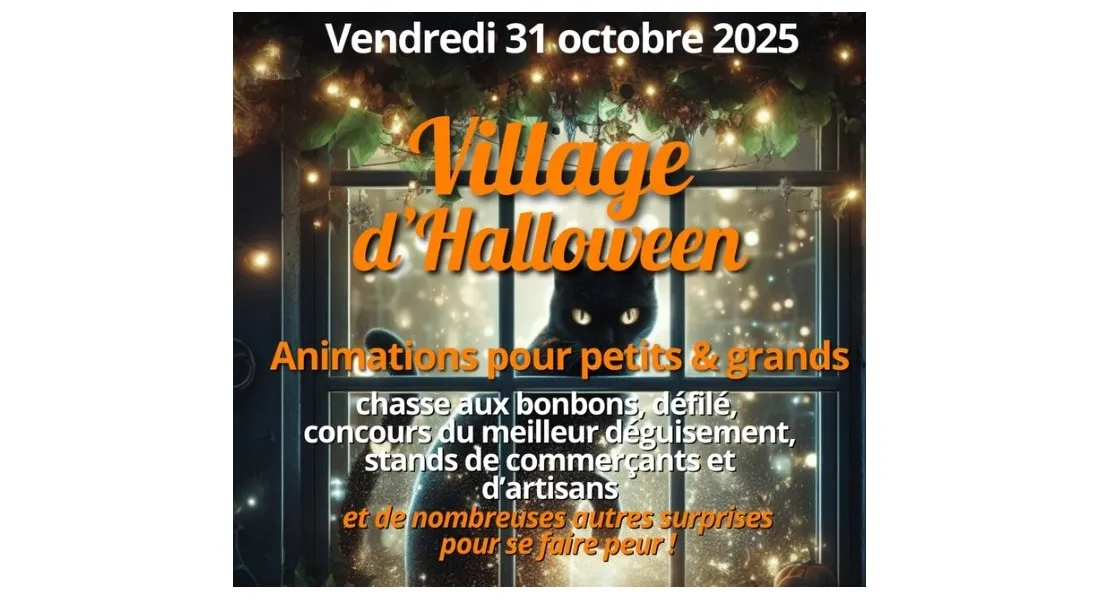 Village d'Halloween à Nemours