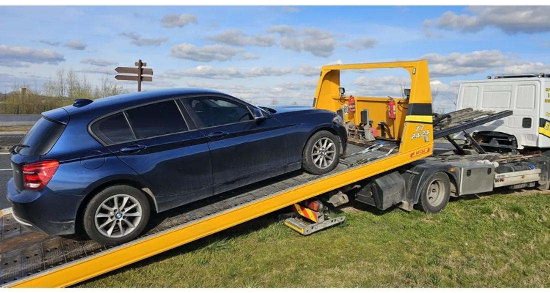 Voiture confisquée par les policiers