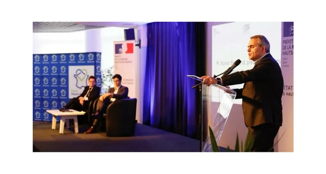 Xavier Bertrand lors de la COP Hauts-de-France