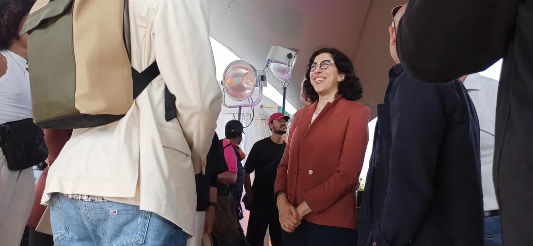 La Ministre de la culture s'est rendue pour la première fois aux Escales de Saint-Nazaire