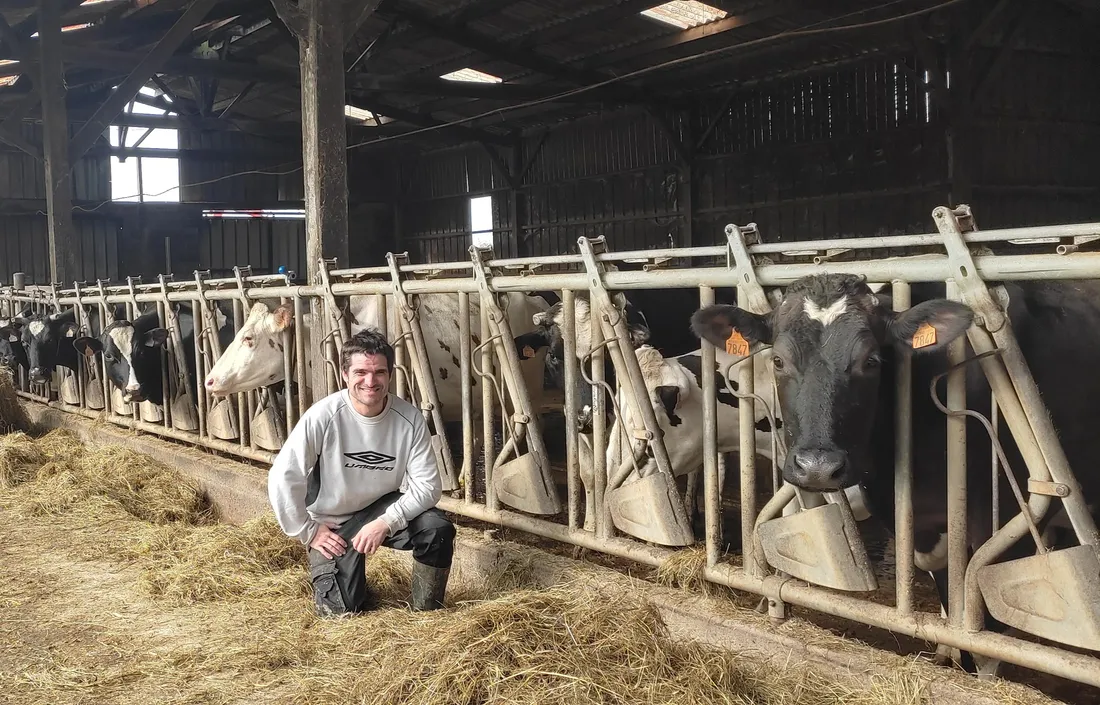 Antoine Beduneau, éleveur à Chanteloup-les-Bois en Maine-et-Loire. 