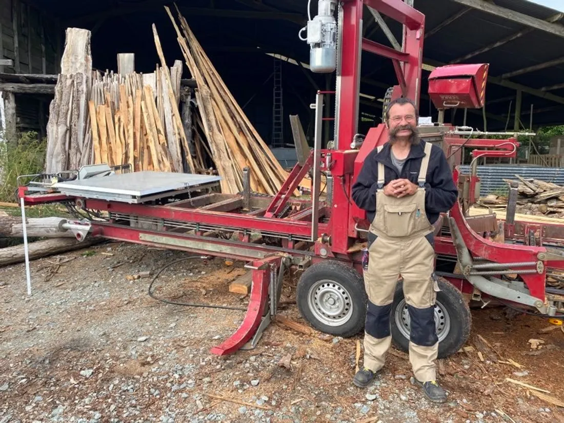 La scierie mobile en Vendée