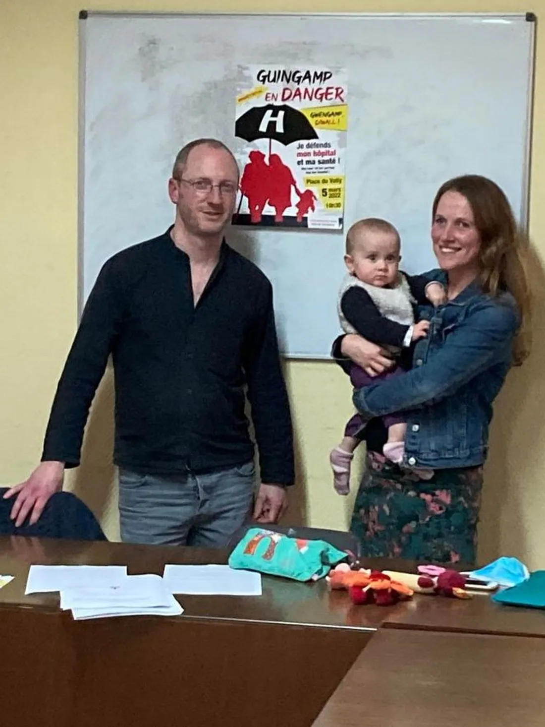 Le comité de défense de l'Hôpital de Guingamp (22)