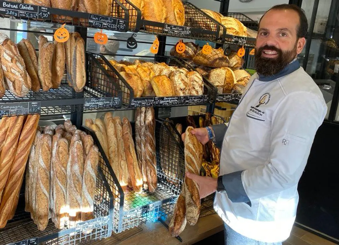 Frédéric Brangeon, boulanger à La Chapelle Sur Erdre
