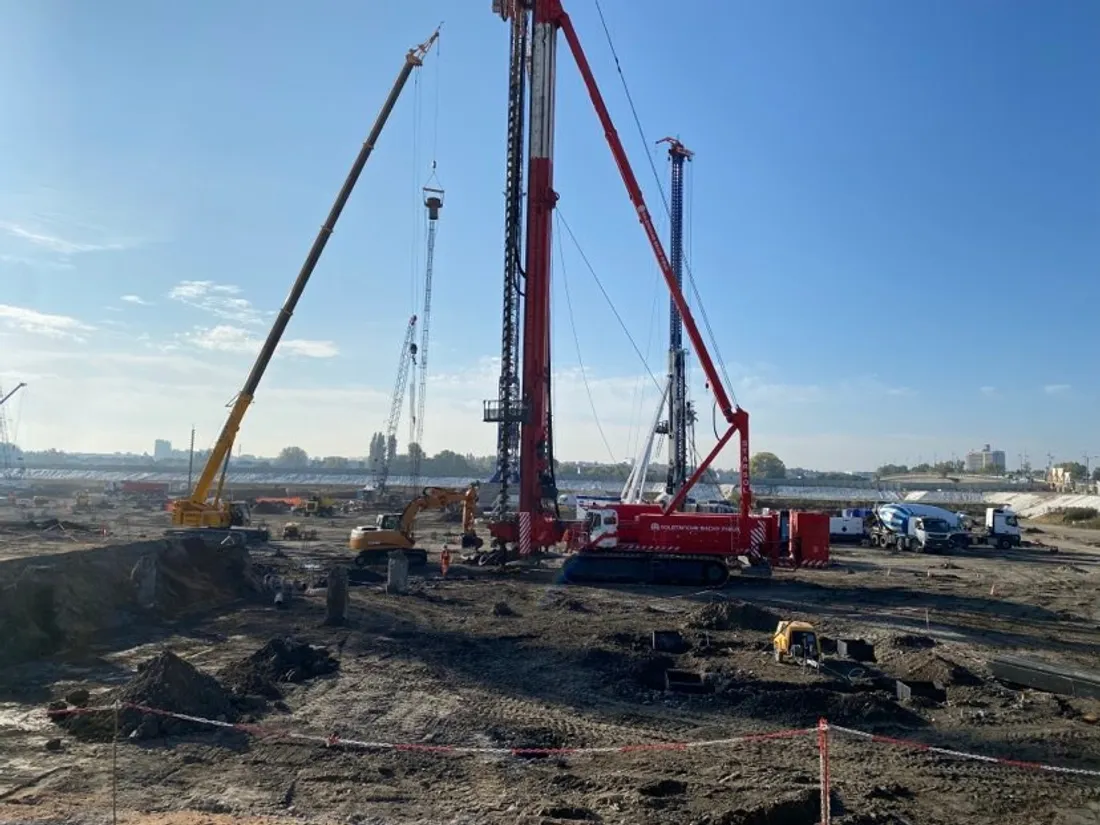 Le chantier du futur CHU