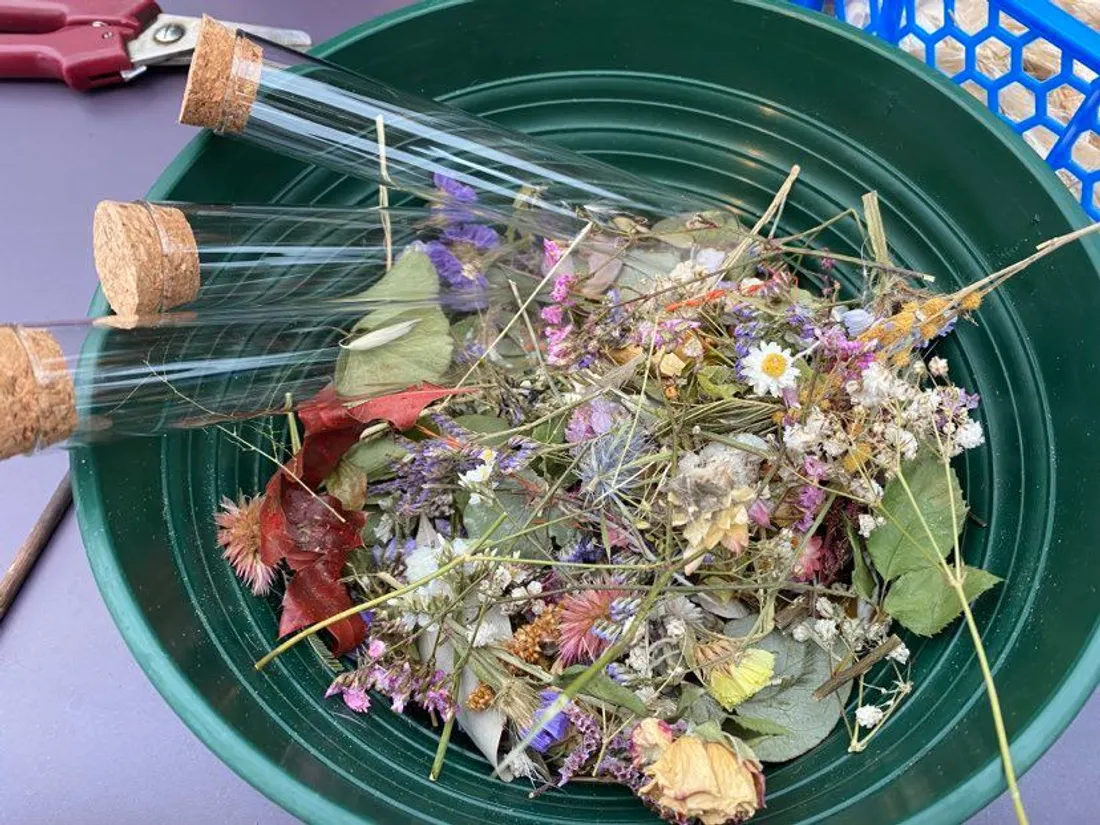 Des fleurs séchées pour offrir un joli cadeau