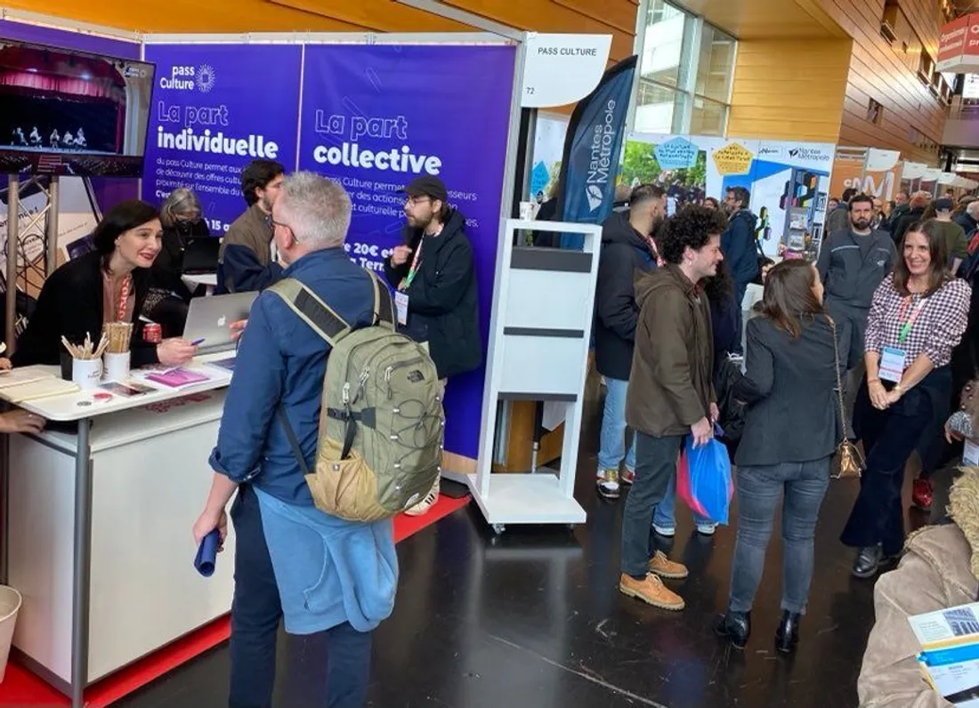Le stand du Pass Culture au BIS 2023