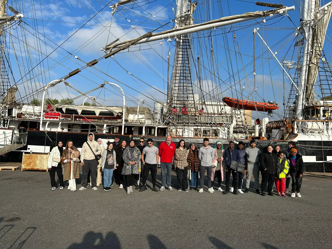 L'équipage de "jeunes"