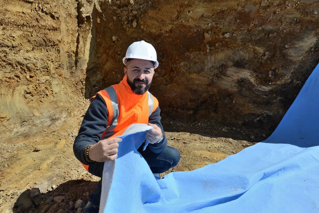 Grégory Lucas, ingénieur d'affaires pour Tencate Aquavia 