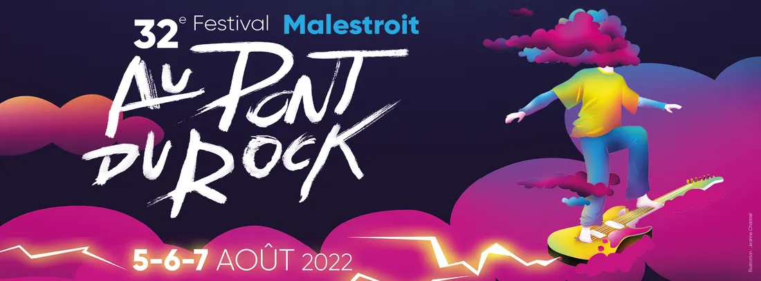 Affiche 2022 du festival Au Pont du Rock