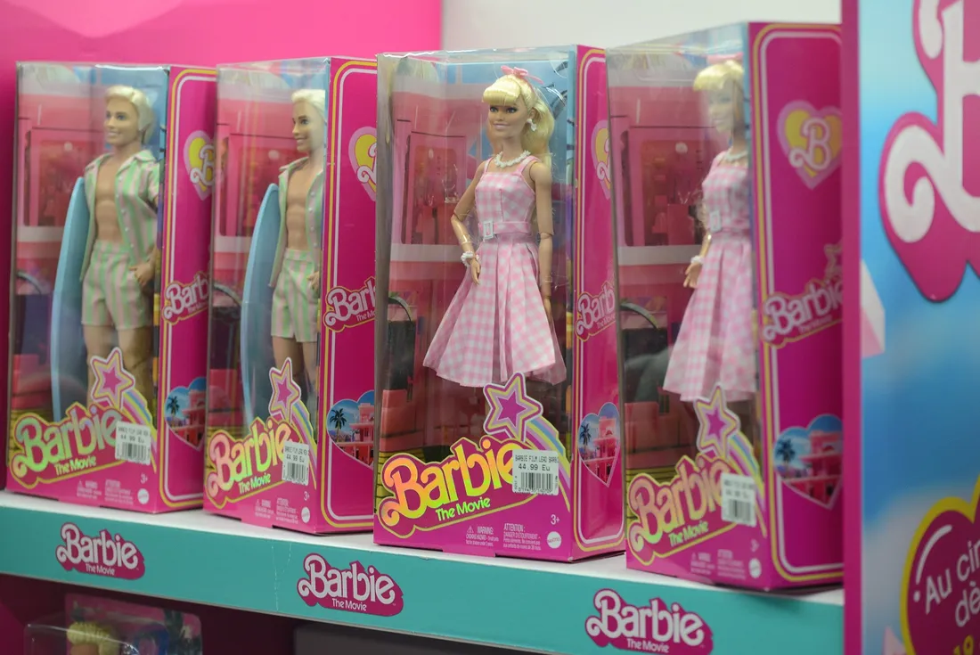 Les produits Barbie dans le magasin Jouéclub de Vannes (56)