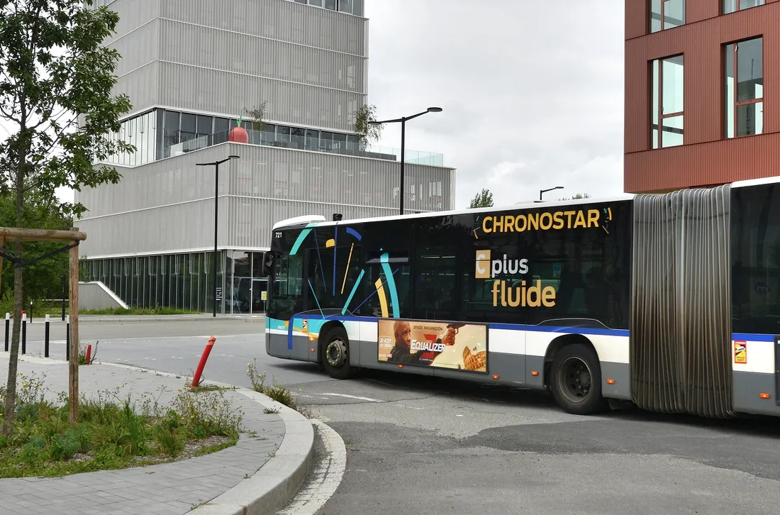 Bus articulé de Rennes 