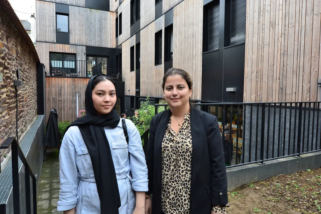 Centre d'hébergement St Benoît Labre à Rennes (35) Frishta et Berivan