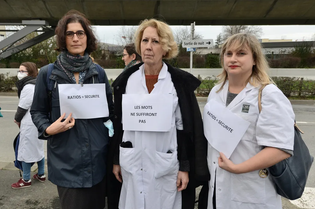 Des soignants en colère