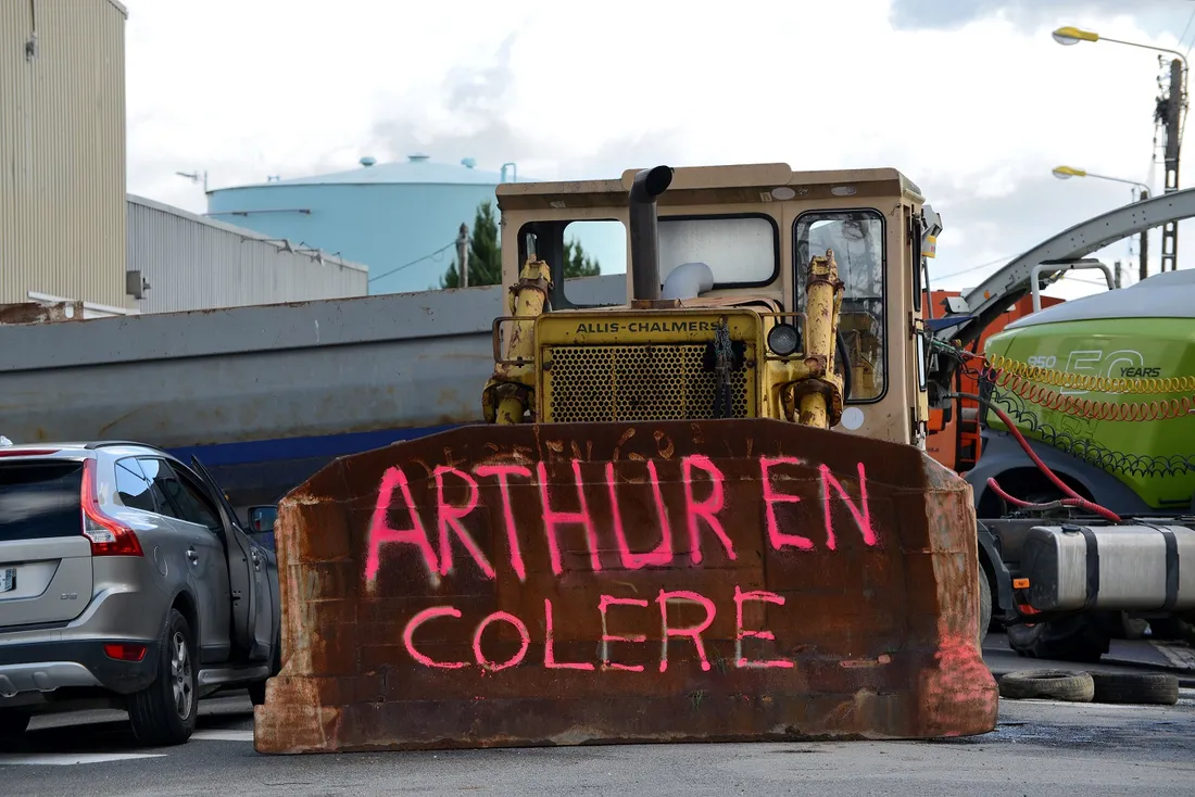 Blocage dépôt pétrolier de Lorient