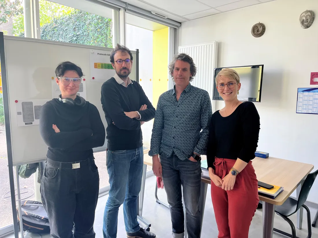 Une partie de l'équipe Nantaise du projet DIPPE