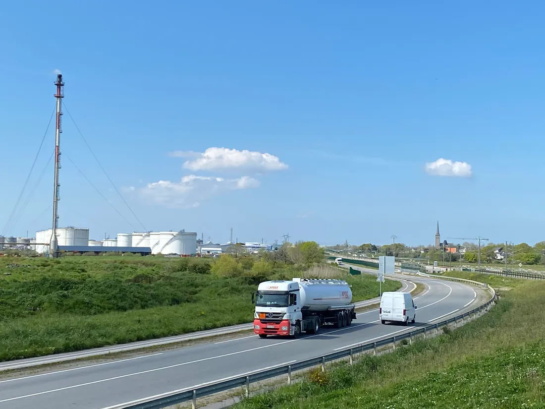 La raffinerie TOTAL de Donges