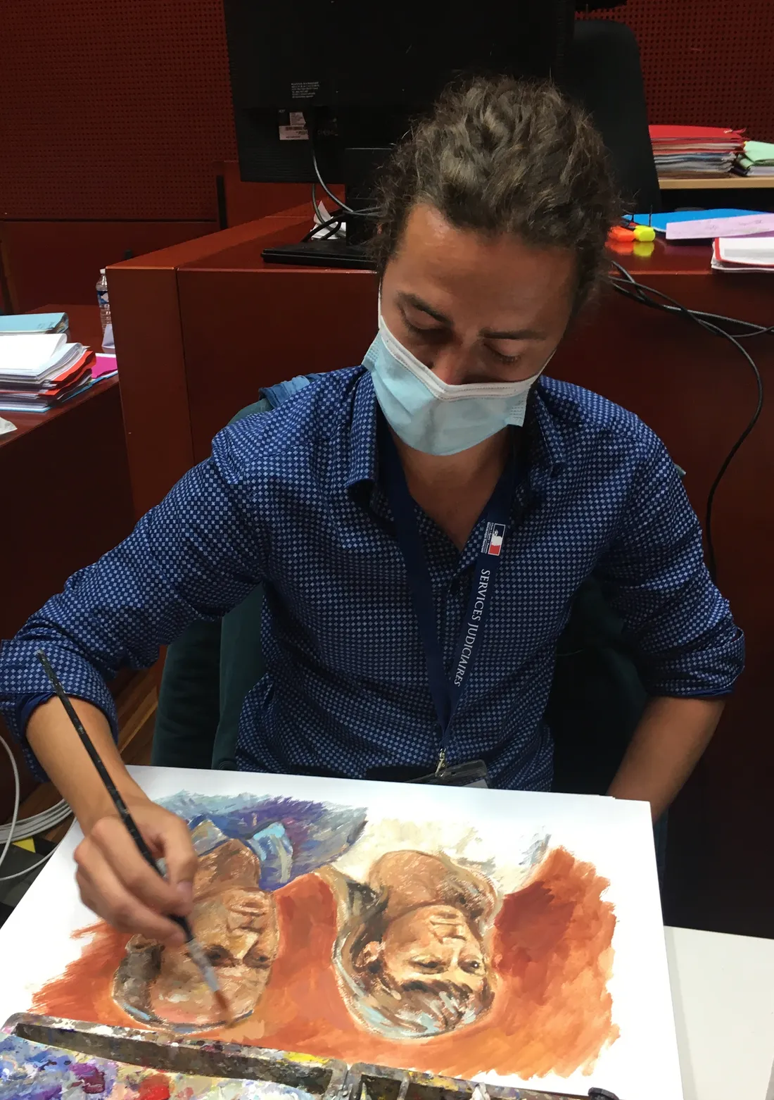 Joris Le Dain, dessinateur pour Ouest-France