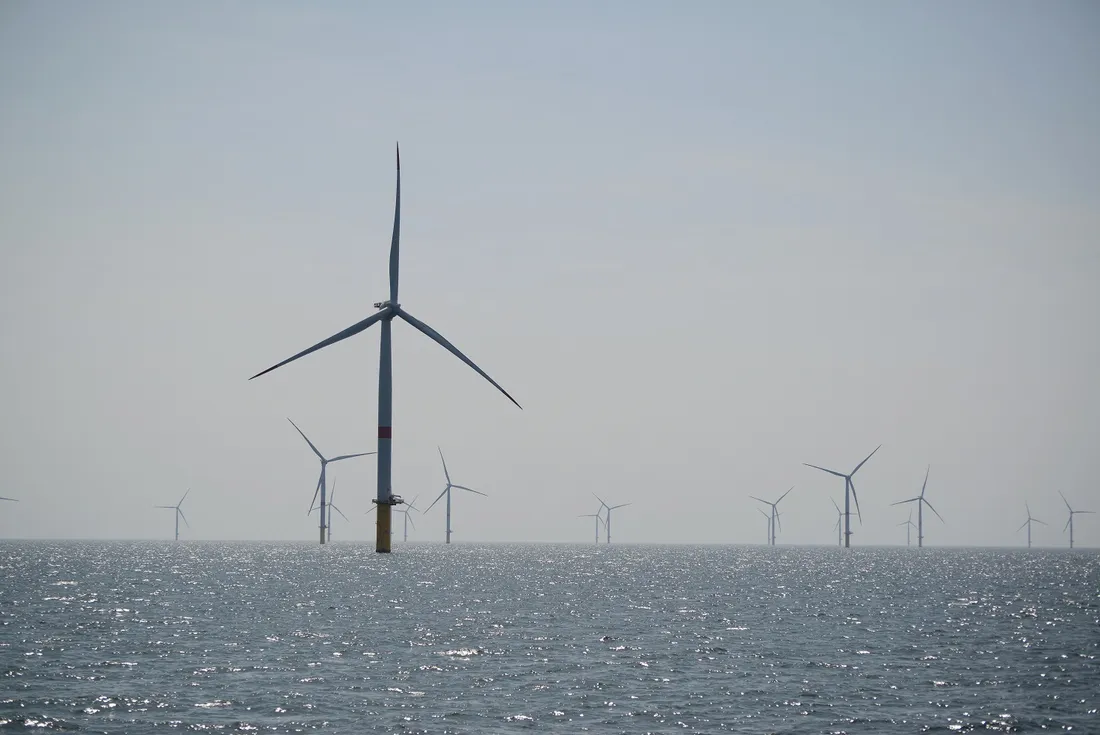 Eoliennes en mer à Saint-Nazaire (44)