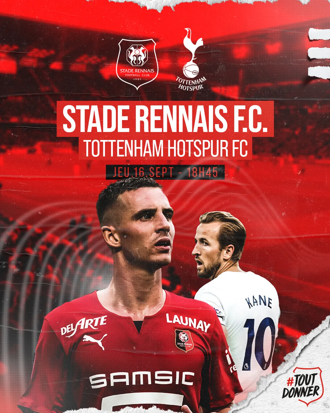 Stade Rennais face à Tottenham