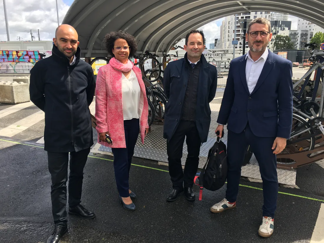 Benoît Hamon & Matthieu Orphelin, avec Aras Saeidi et Lucie Etonno
