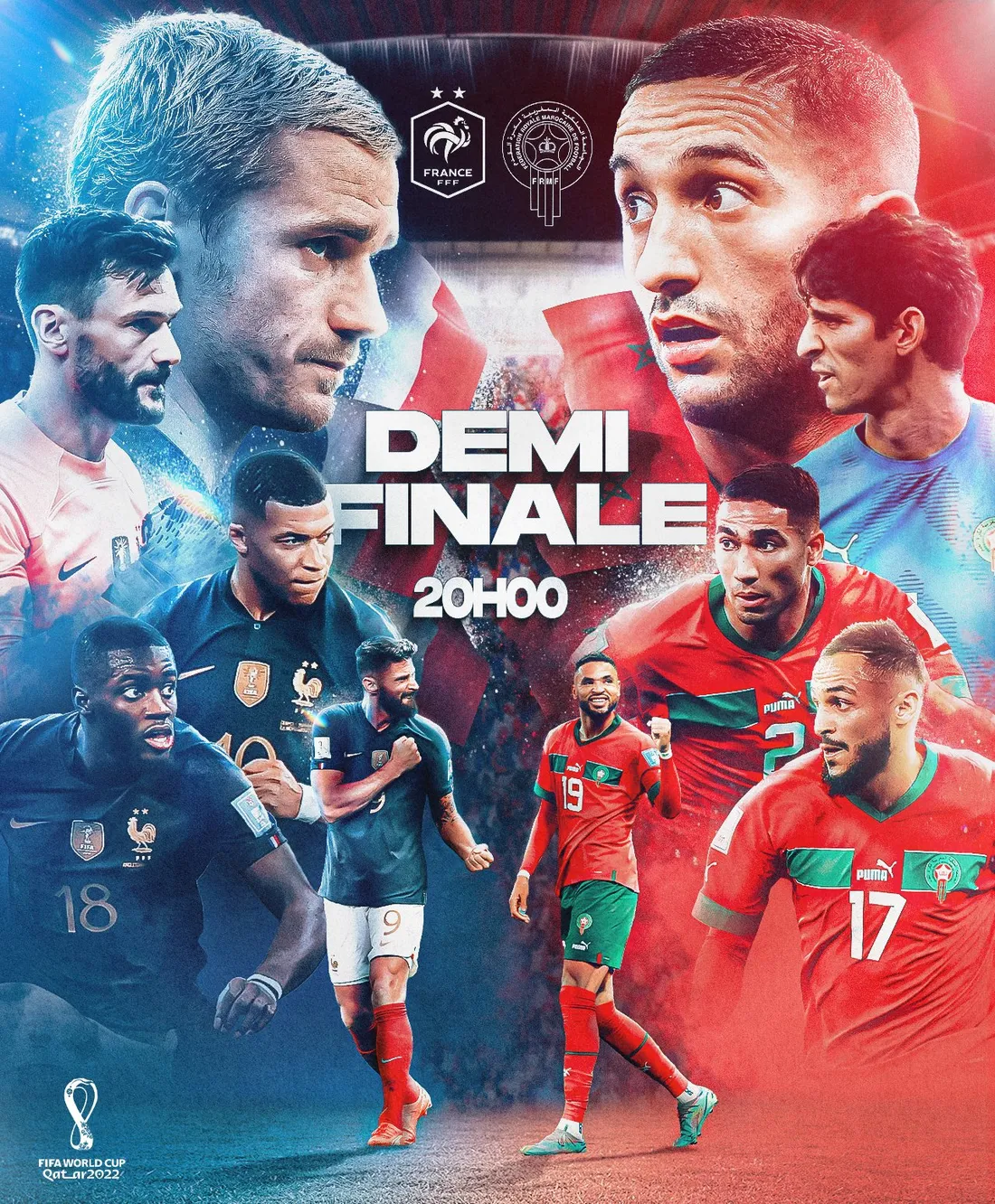 Affiche France-Maroc
