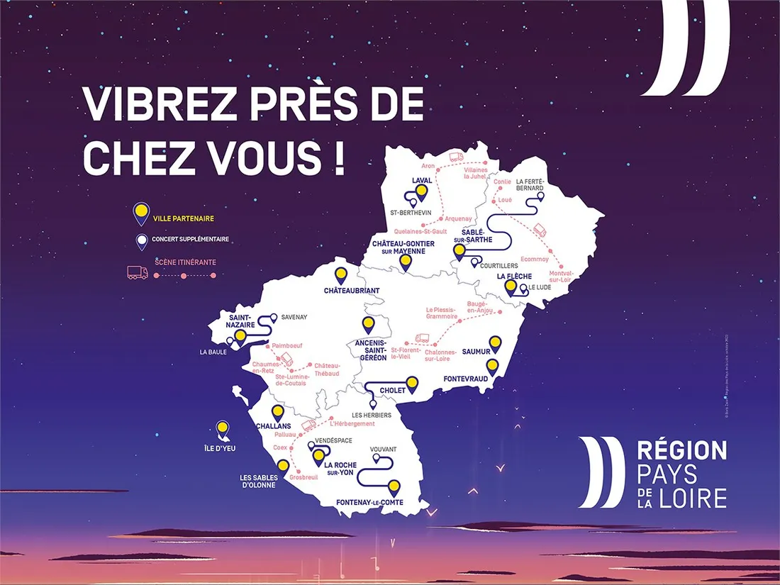 Carte des villes partenaires