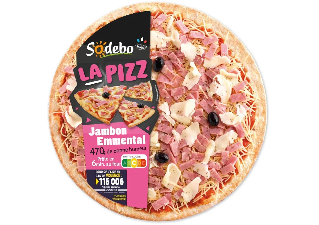 La pizza Sodebo avec le numéro 116006