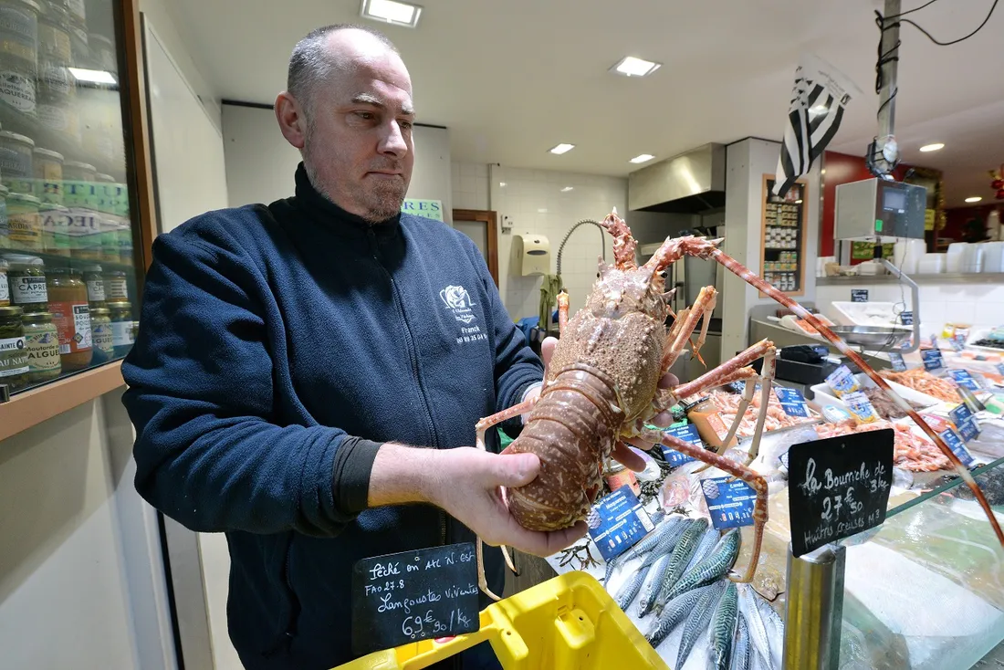 Franck et sa langouste