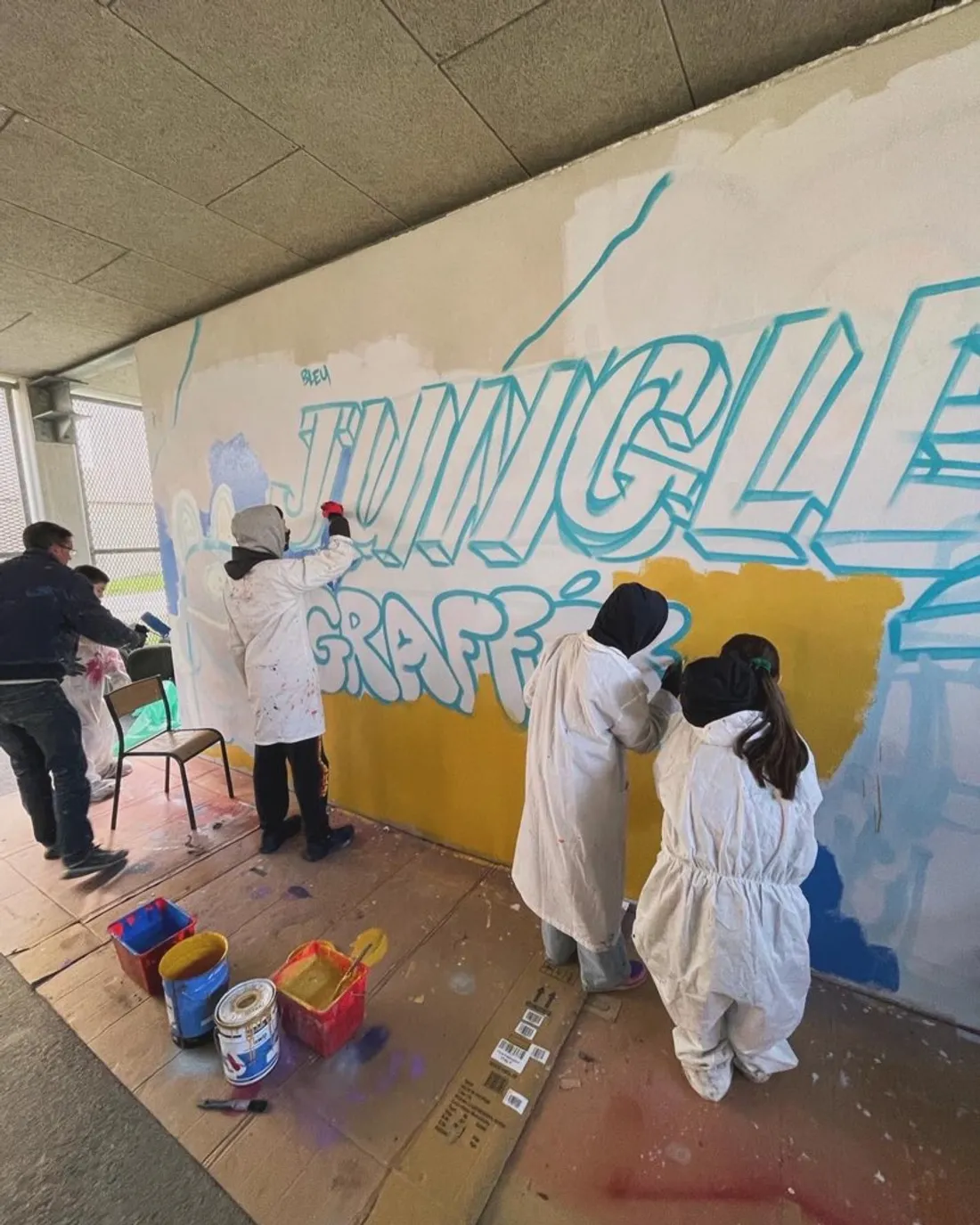 L'atelier graffiti dans le cadre d'Hip Obsession 2024