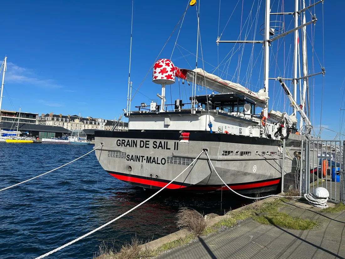 Grain de Sail 2, amarré à Saint-Malo (35)