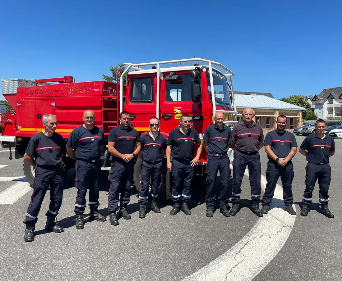 Le SDIS 56 a été appelé en renfort pour lutter contre les incendies en Gironde.