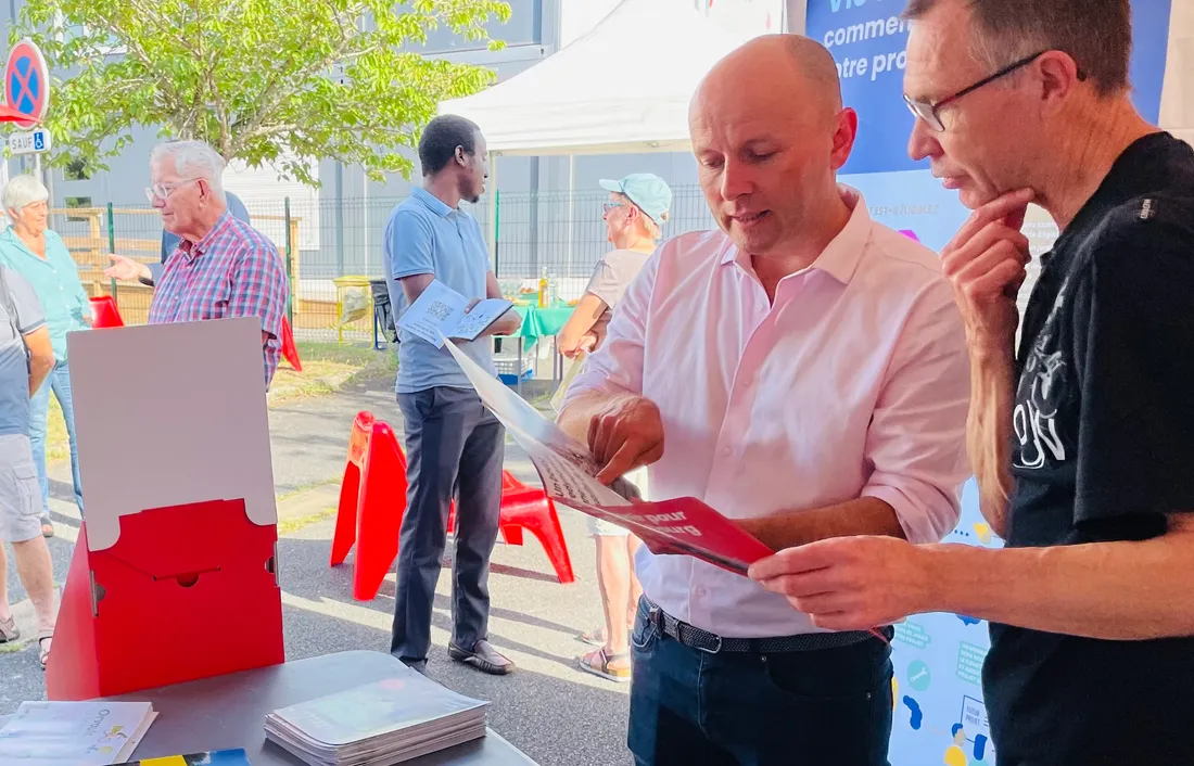 Le maire d'Orvault Jean-Sébastien Guitton