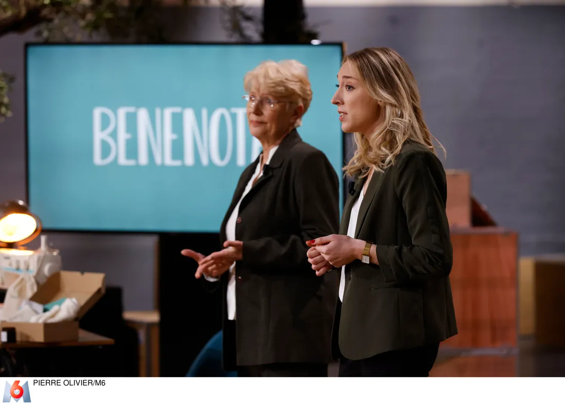 Margaux et Martine devant les investisseurs