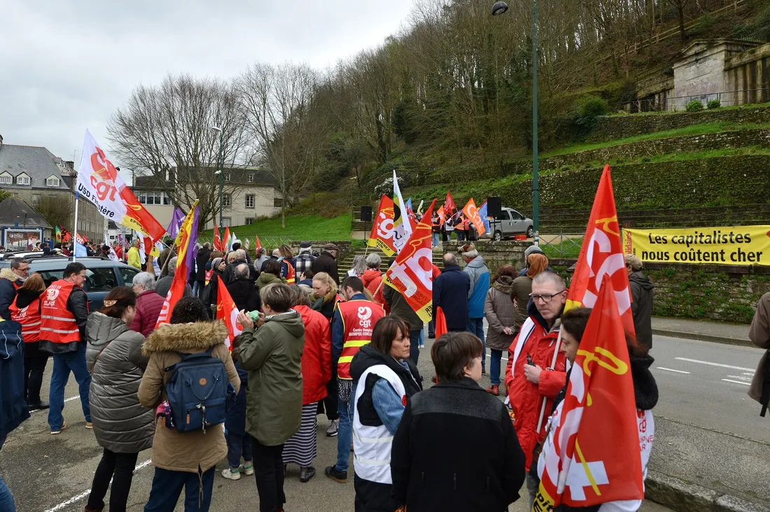 Manifestation de la Fonction Publique à Quimper
