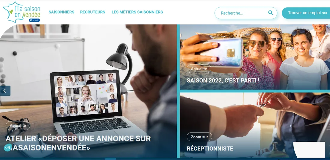 Site internet "masaisonenvendee"