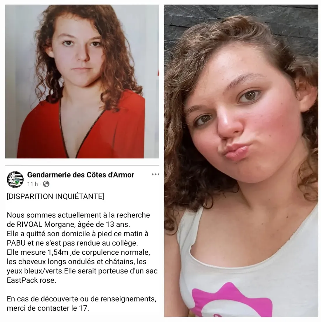 Pabu / Guingamp : Morgane a été retrouvée vivante à Coutances - HIT WEST