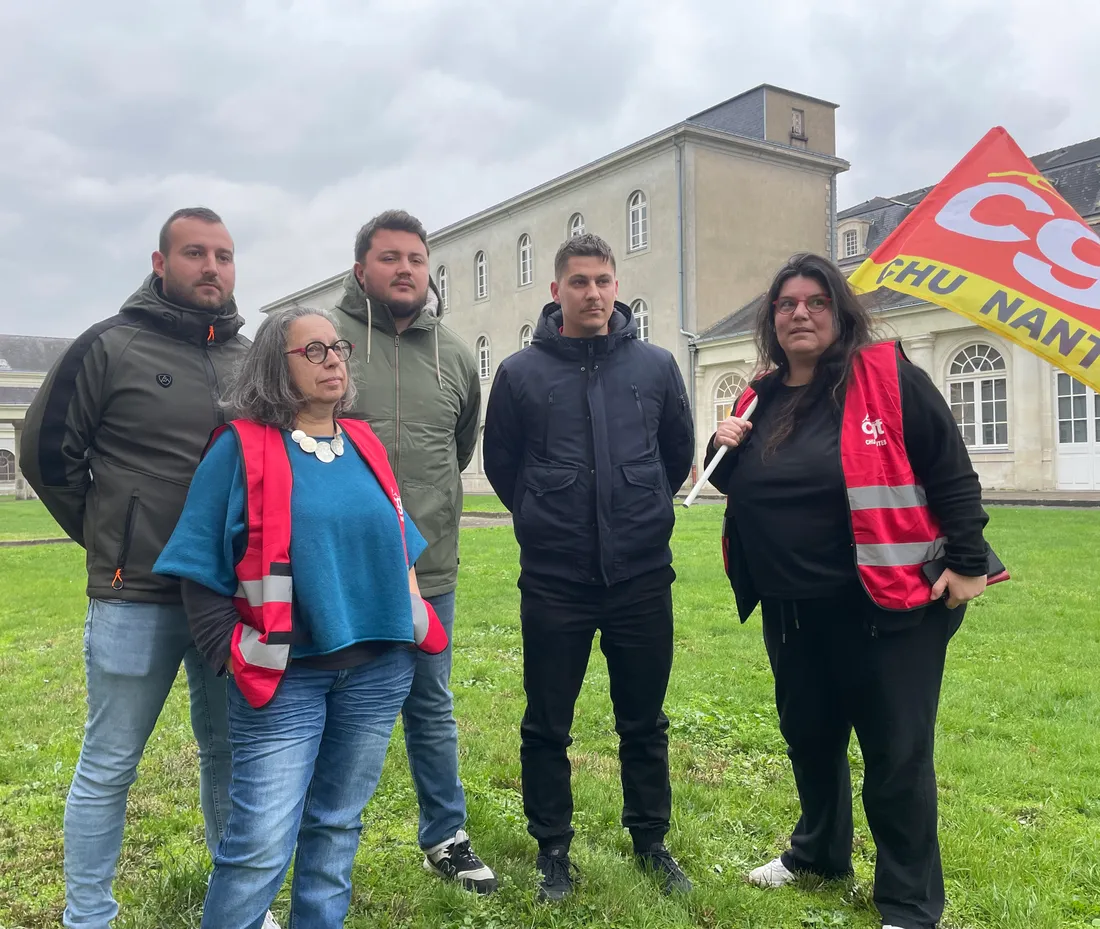 Les agents de sécurité de l'hôpital St-Jacques (Nantes)