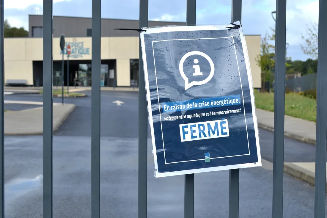 Fermeture de la piscine de Malestroit (56)