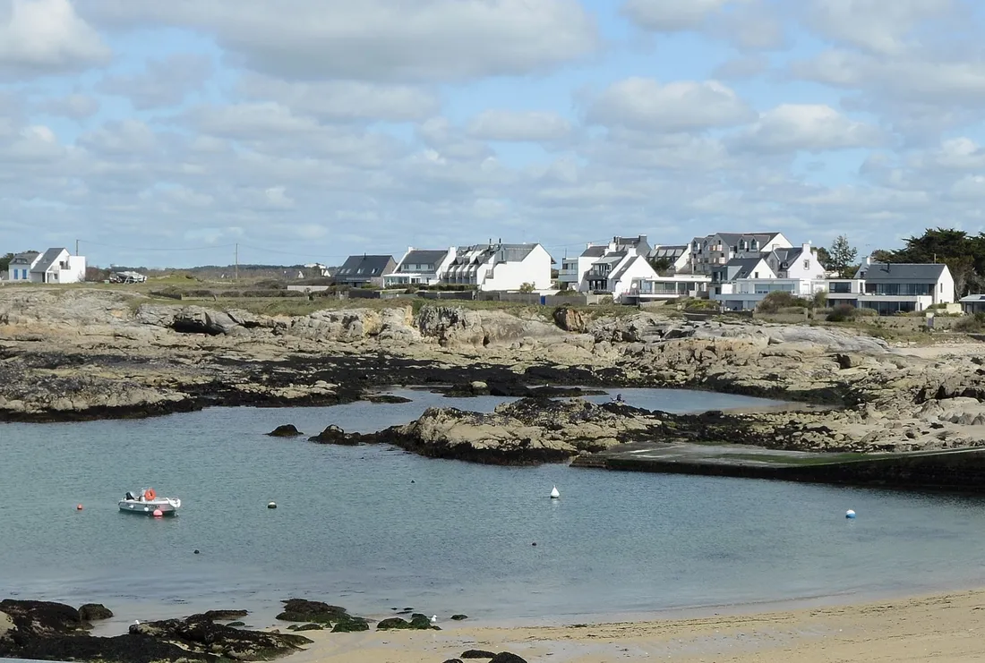 La ville de Ploemeur (56)