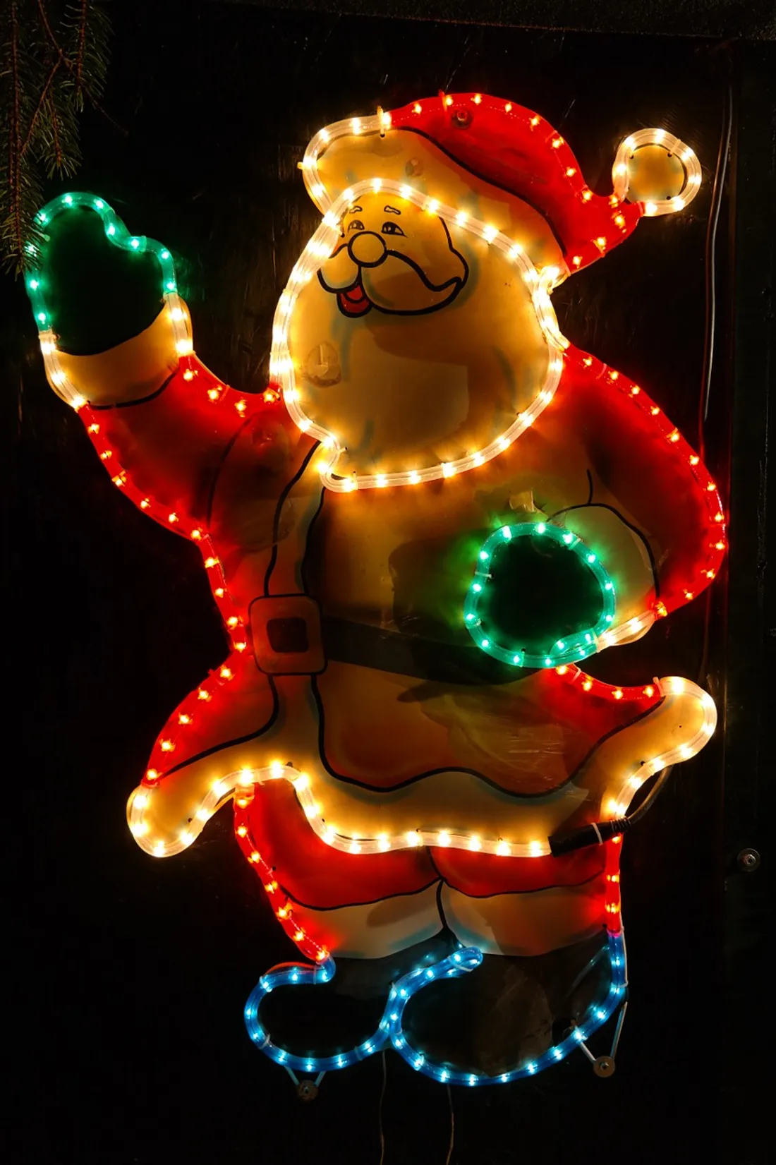 Illustration d'illuminations de Noël