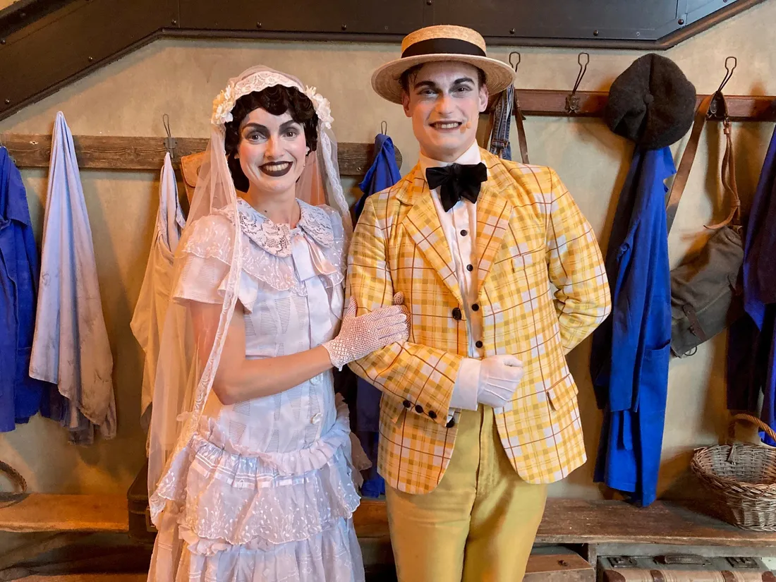 Le duo phare de comédiens du "Mime et l'Etoile"