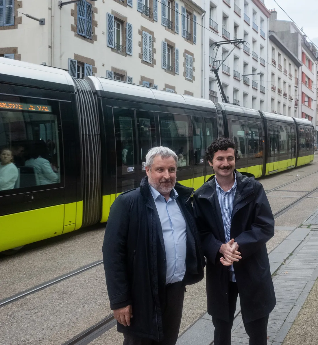 Yann Guével, Vice-Président de Brest métropole et Arthur Moraglia de Villyz