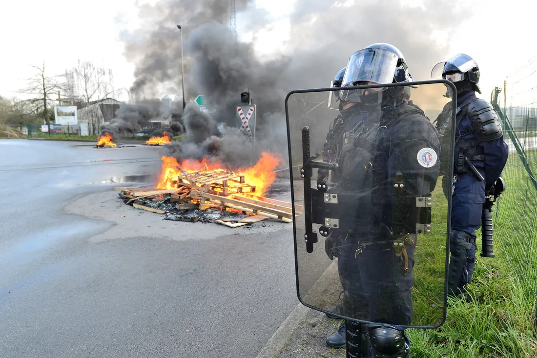 Blocage ZI Vannes (56)