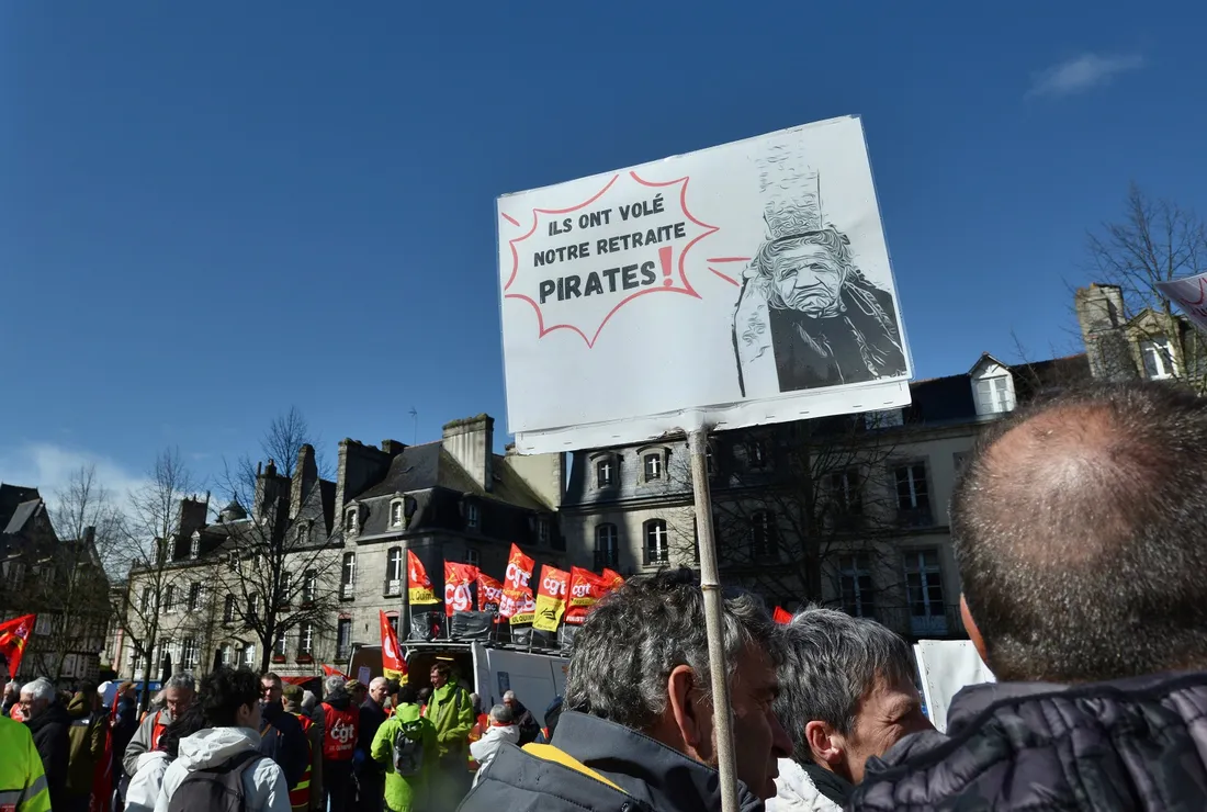 Mobilisation à Quimper
