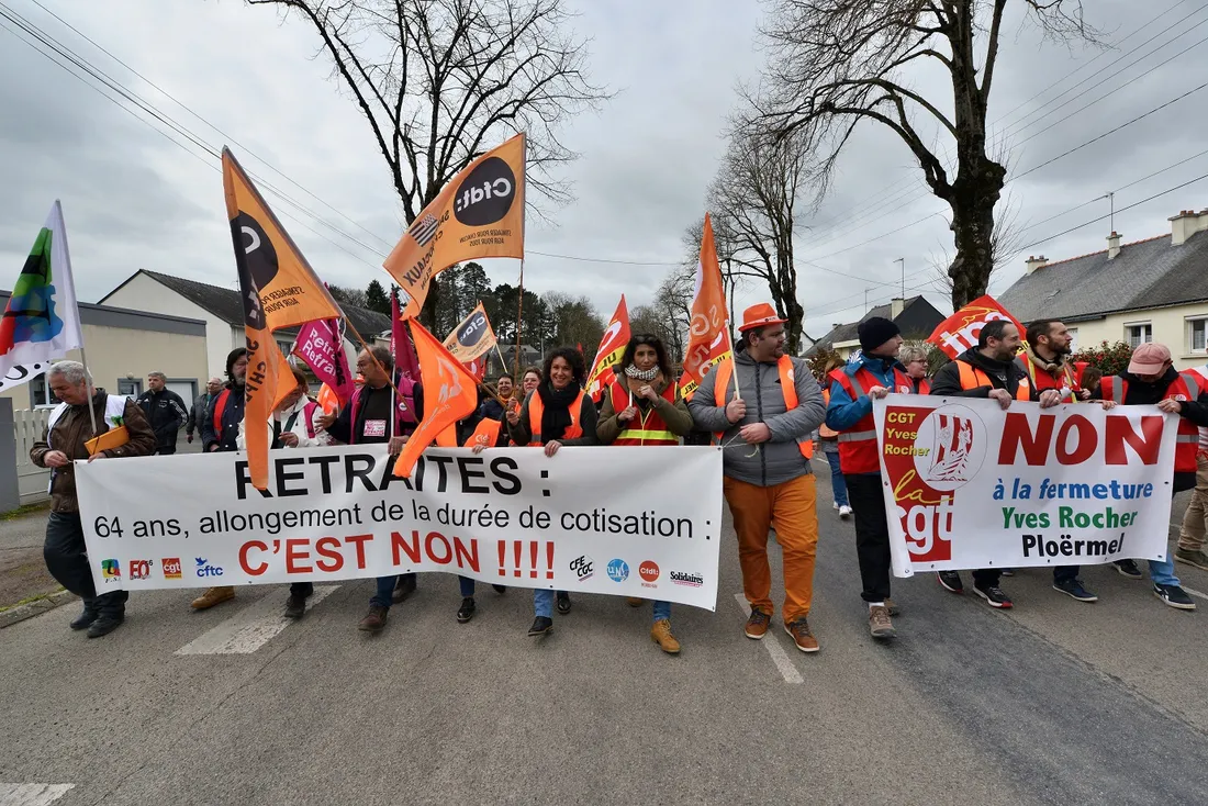 Manifestation à Ploërmel (56)