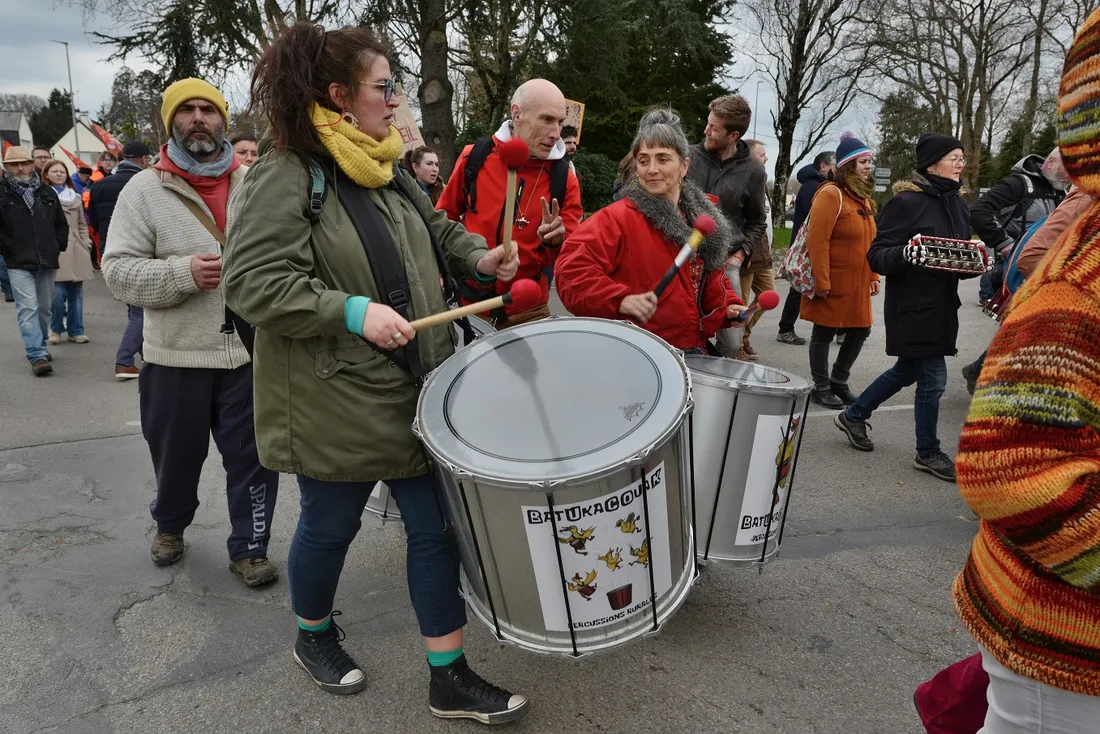 Mobilisation à Ploërmel (56)